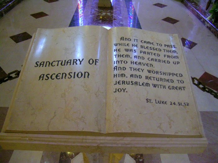 Marble Book Sanctuary of Ascension.JPG