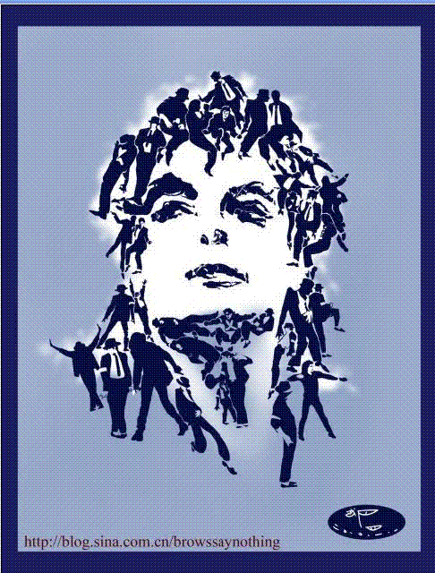 全图  MICHAEL JACKSON 戒眉 原创