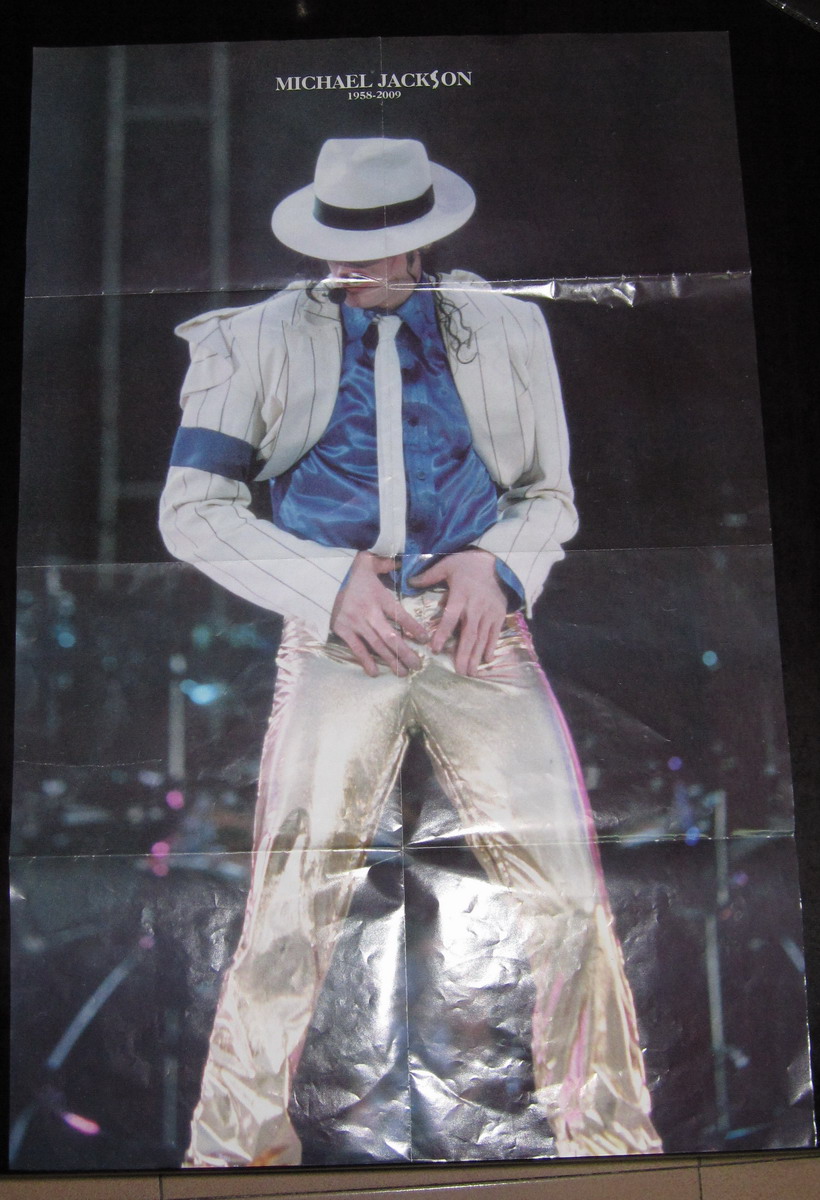 我的MJ海报的另外一面