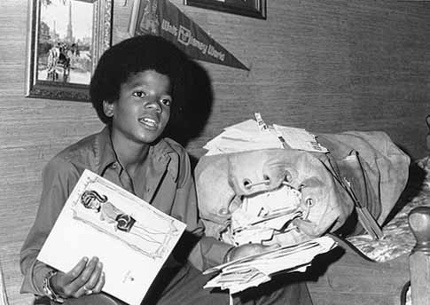 michael with fan mail.jpg
